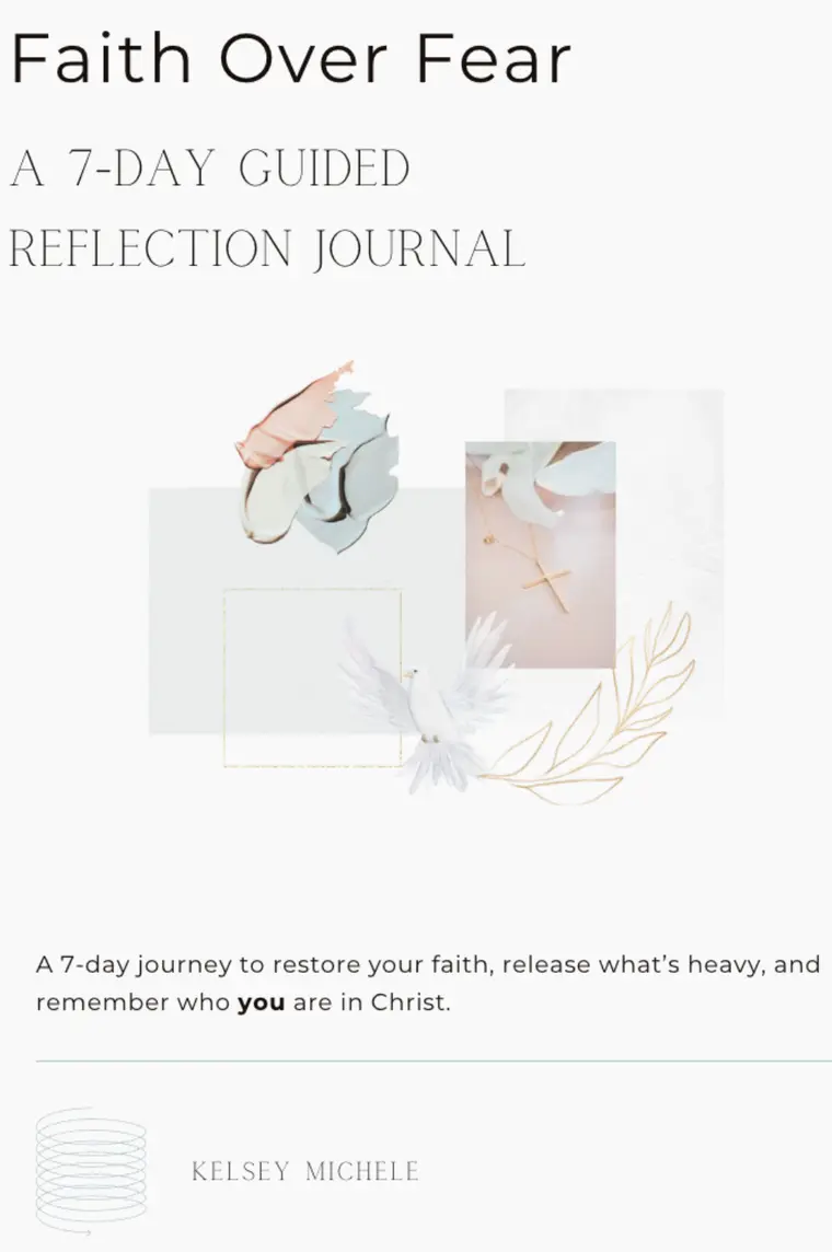The Faith Over Fear 7-Day Guided Reflection Journal